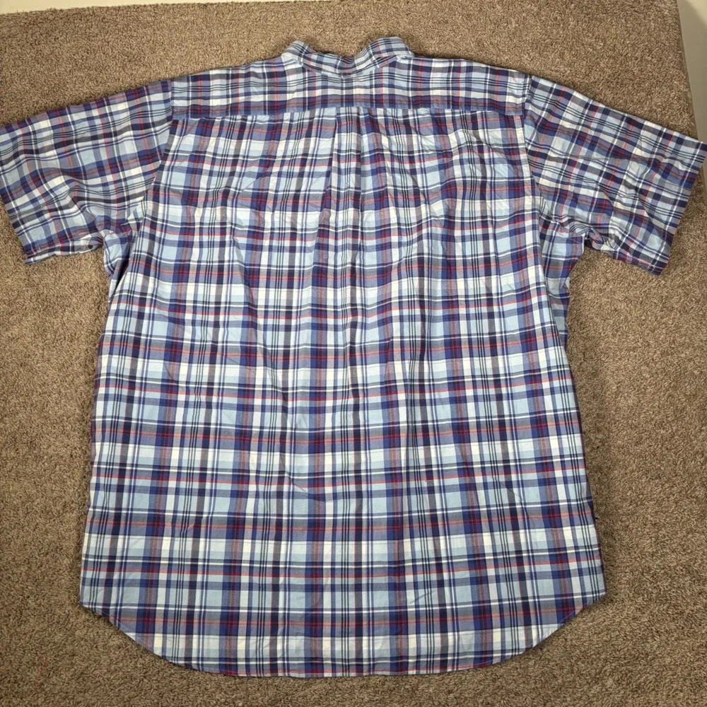 Polo Ralph Lauren Plaid Classic Fit Short‎ Sleeve Button Down Shirt 4LT NWT